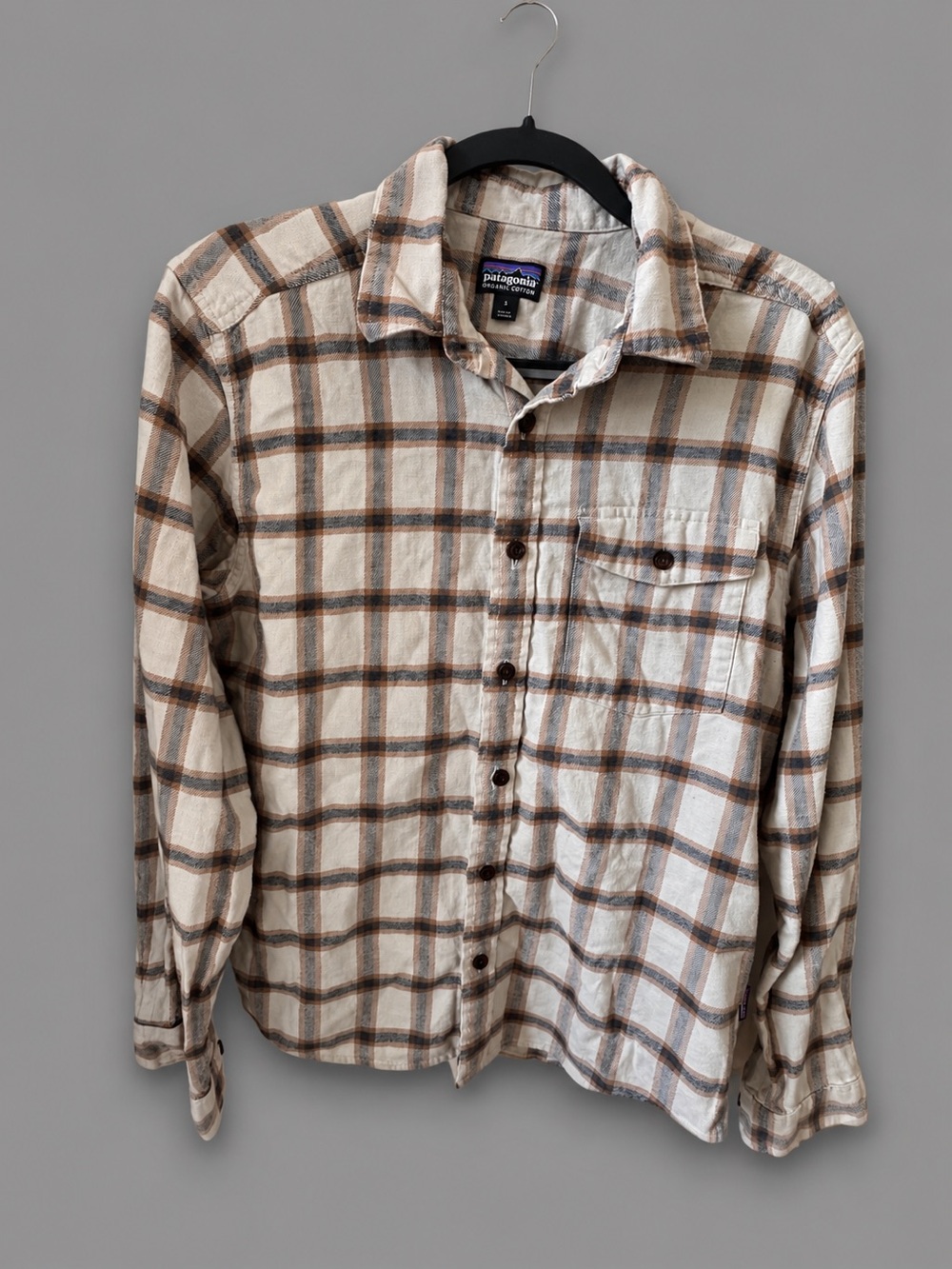 Patagonia Women’s Fjord Flannel Shirt Small Organic Cotton Plaid Small
